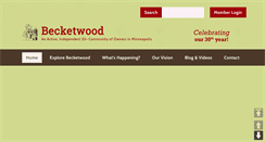 Desktop Screenshot of becketwood.com